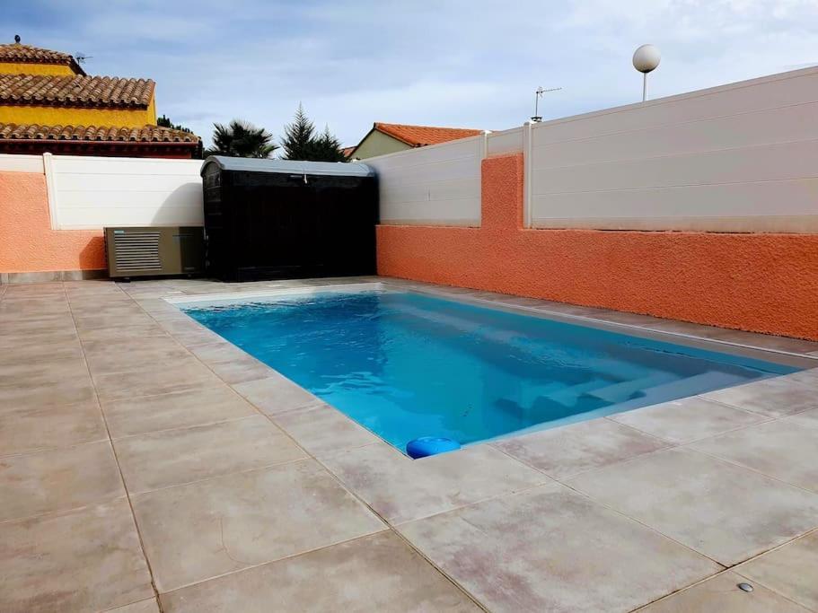 Villa H2O - Jacuzzi & Piscine Chauffee Ле Баркарес Экстерьер фото